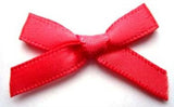 RB308 Deep Coral Satin Ribbon Bow