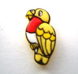 B15108 18mm Parrot Shaped Novelty Shank Button