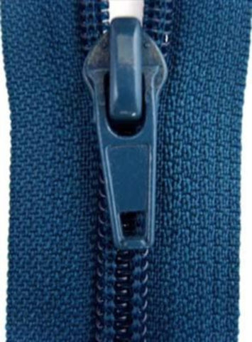 Z2964 61cm Atoll Blue Nylon No.5 Open End Zip - Ribbonmoon