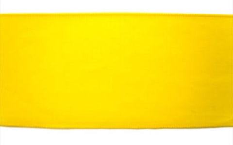 R4775 38mm Sunshine Yellow Nylon Taffeta Ribbon