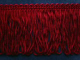 FT789 5cm Burgundy Looped Dress Fringe - Ribbonmoon