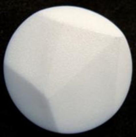 B12685 23mm Pale Grey Matt Shank Button - Ribbonmoon