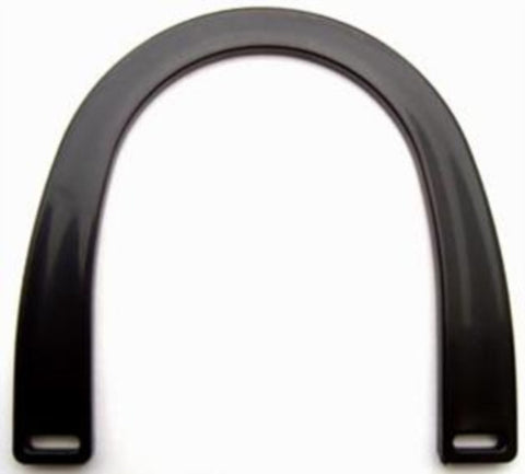 BAGHAND07 Pair of Balck 6 Inch Smooth Plastic Bag or Purse Handles - Ribbonmoon