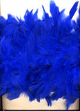 Feather Boa Royal Blue Approx 1.8 metres Long