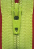 Z1963 YKK 51cm Apple Green Nylon No.3 Closed End Zip - Ribbonmoon