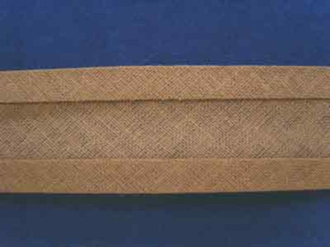 BB301 25mm Champagne Beige 100% Cotton Bias Binding Tape - Ribbonmoon