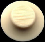 B10729 31mm Ivory Cream Chunky Vintage Shank Button - Ribbonmoon