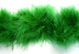 MARAB51 Emerald Green Marabou String (Swansdown) Turkey Feather - Ribbonmoon