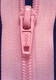 Z1545 36cm Pale Pink Nylon No.5 Open End Zip - Ribbonmoon