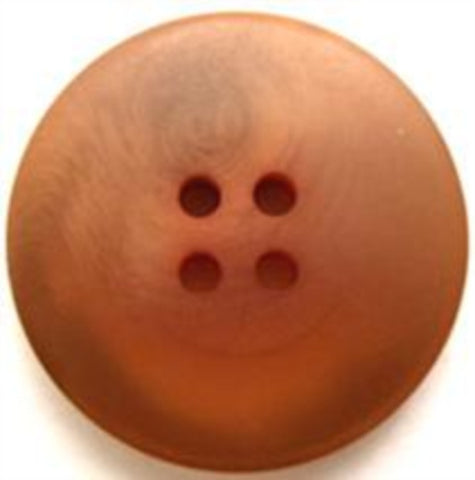 B8230 25mm Tonal Dusky Apricot Bone Sheen 4 Hole Button