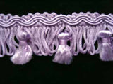 FT551 32mm Orchid Tassel Fringe on a Decorated Braid - Ribbonmoon