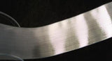 R7104C 40mm Silver Smooth Metallic Lurex Ribbon by Berisfords - Ribbonmoon