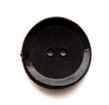 B12151 18mm Black Matt Centre 2 Hole Button - Ribbonmoon