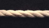 C458 9mm Natural Cream Crepe Cord, 100% Natural Cotton - Ribbonmoon