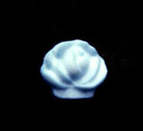 B9168 14mm Sky Blue Flower Shape Novelty Shank Button - Ribbonmoon
