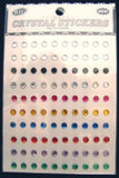 STICKJEWEL38 5mm Assorted Colour Self Adhesive Diamonte Rhinestones - Ribbonmoon