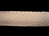 WTAPE26 15mm Natural Cream Herringbone Twill Tape 100% Cotton Webbing - Ribbonmoon