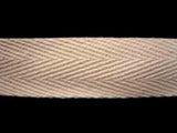 WTAPE17 20mm Natural Cream Herringbone Twill Tape 100% Cotton Webbing - Ribbonmoon