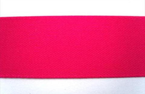 R7183 25mm Deep Shocking Pink Rustic Taffeta Seam Binding by Berisfords