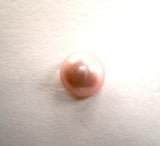 B11876 9mm Rose Pink Half Ball Glass Button