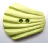 B6370 28mm Light Green Grooved Shell Shape 2 Hole Button - Ribbonmoon