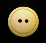 B13295 17mm Frosted Lemon 2 Hole Button - Ribbonmoon