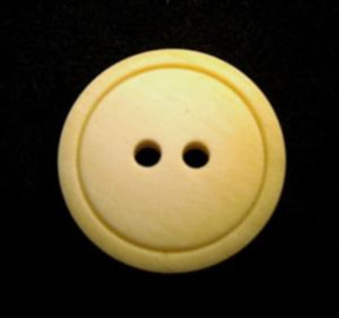 B13295 17mm Frosted Lemon 2 Hole Button - Ribbonmoon