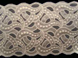 L436 16cm Bridal White Flat Lace - Ribbonmoon