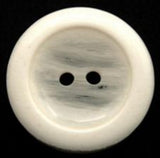 B11792 19mm Frosted White High Gloss 2 Hole Button - Ribbonmoon