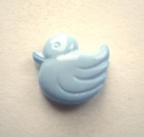 B11598 14mm Baby Blue Duck Shape Novelty Shank Button - Ribbonmoon