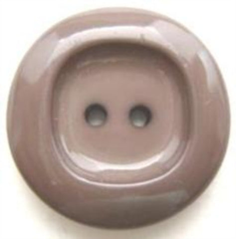 B6322 25mm Rosy Clay Beige Gloss 2 Hole Button - Ribbonmoon