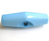 B9500 30mm Sky Blue Toggle Button, Hole Built into the Back - Ribbonmoon