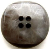 B10840 25mm Blue Greys and Brown 4 Hole Glossy Button - Ribbonmoon