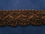 FT480 24mm Tonal Brown Cord Decorated Braid Trimming