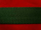VTAPE15 25mm Forest Green Acrylic V Tape Webbing - Ribbonmoon