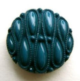 B14357 20mm Malibu Blue Textured Shank Button - Ribbonmoon