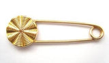 KILT PIN 01 Dark Gold Decorated - Ribbonmoon