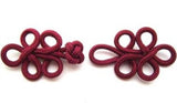 FROG22 Burgundy Frog Fastener - Ribbonmoon