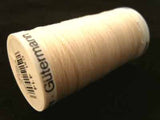 GT414-250MTR Gutermann Polyester Sew All Thread Colour Cream - Ribbonmoon