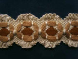FT1066 47mm Naturals, Honey and Mid Brown Braid Trimming - Ribbonmoon