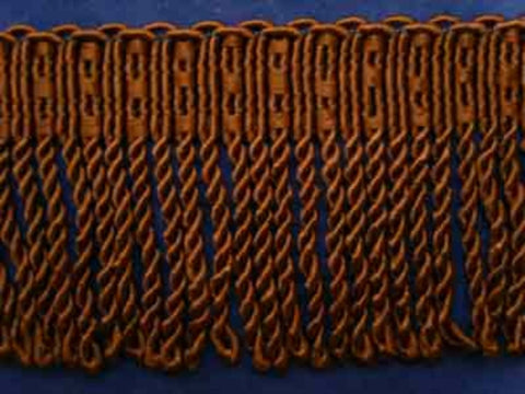 FT071 65mm Chocolate Brown Bullion Fringe - Ribbonmoon