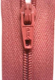 Z1446 46cm Dusy Pink Nylon No.3 Closed End Zip - Ribbonmoon