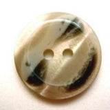 B6633 20mm Natural,Greys and Shimmery Iridescent Element 2 Hole Button - Ribbonmoon
