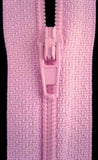 Z3124 18cm Baby Pink Nylon No.3 Closed End Zip - Ribbonmoon