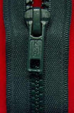 Z0822 61cm Spruce Green Chunky Plastic Teeth No.6 Open End Zip - Ribbonmoon