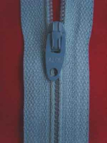 Z0018 15cm Pale Denim Blue Nylon No.3 Closed End Zip - Ribbonmoon