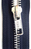 Z4820 71cm Navy YKK Metal Teeth No.5 Open End Zip - Ribbonmoon