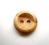B12862 14mm Pine Wooden 2 Hole Button