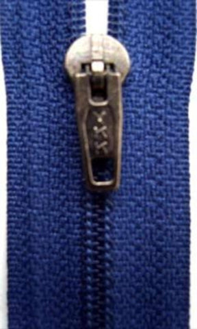 Z3830 YKK 51cm Very Dark Royal Blue Pin Lock No.2 Closed End Zip - Ribbonmoon