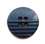 B15739 18mm Pale Navy Matt 4 Hole Button - Ribbonmoon